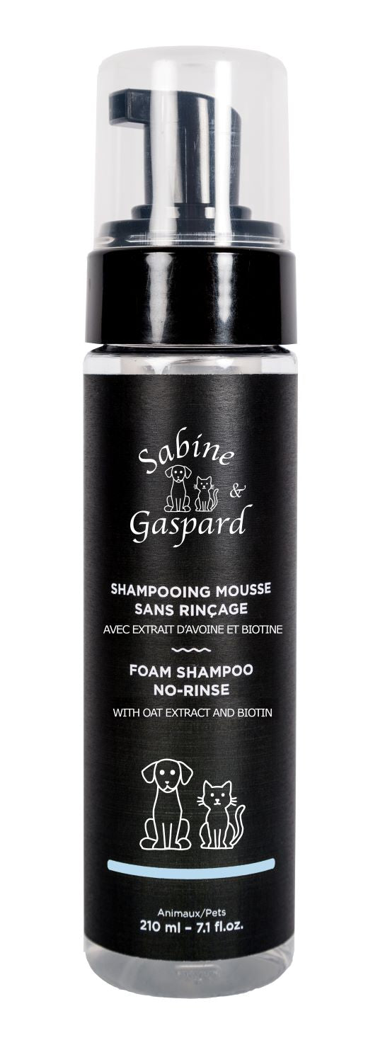 Shampooing Mousse sans rinçage avec Extrait d'Avoine et Biotine