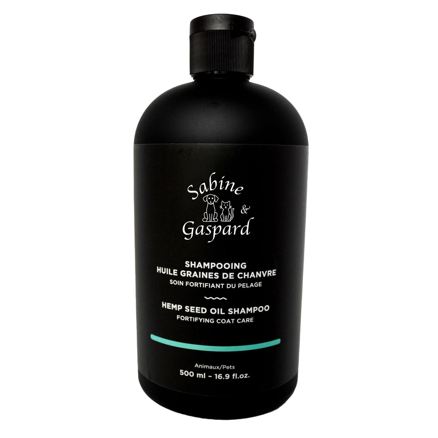Shampooing Soins Fortifiant à l'huile de Graines de Chanvre (sans larmes)