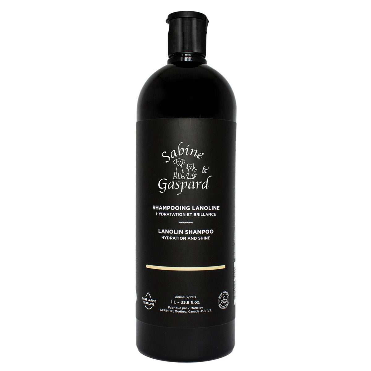 Shampooing Hydratant à la Lanoline (sans larmes)